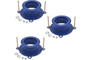 ONE-N-DONE Toilet Wax Ring Replacement Kit | Replaces Wax Ring For Toilet, Toilet Bolts, No Stack Wax Seals W/Deep Toilet Seal As Toilet Flange Extender. Perfect Seal Self-Adjusts Better Than Wax Toilet Seal 3X