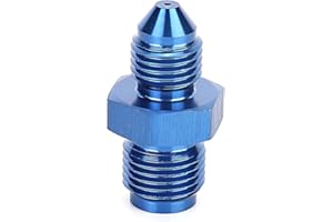 for turbo restrictor gt28 Turbo Oil Feed Restrictor 3AN Aluminum Blue Stable Performance Turbo Oil Feed Restrictor Fitting Tu