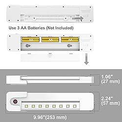 BIGLIGHT Under Counter Light Battery