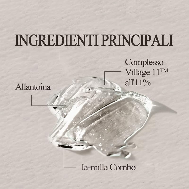 VILLAGE 11 FACTORY Crema Gel Hydro Boost (50ml) Acido Ialuronico, Estratto di Camomilla, Allantoina, Idratante e Lenitiva (Hydro Boost Gel Cream) — foto 4 di 8