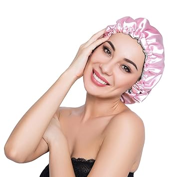 Amazon Com Elihair Night Sleep Satin Cap For Women Girls Natural
