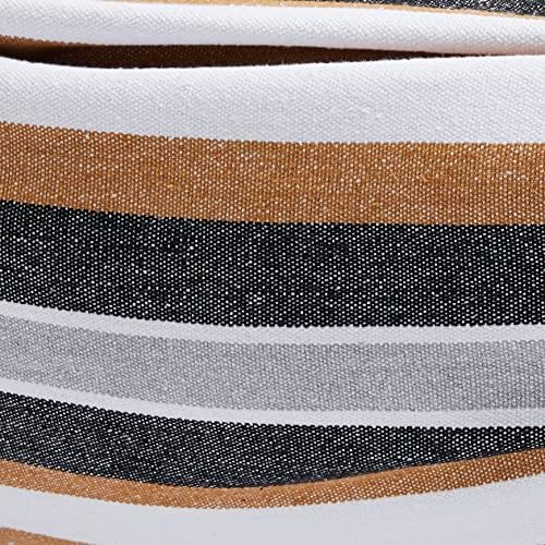 Hängematte mit Gestell, Stoff, One Size, 117 cm x 300 cm x 100 cm, Mehrfarbig