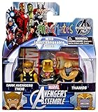 Marvel Avengers Age of Ultron Minimates Dark Avengers Thor & Thanos Exclusive 2