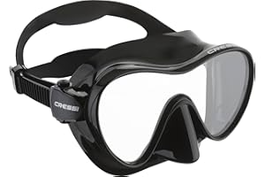 Cressi F1, Scuba Diving Snorkeling Frameless Mask - Perfect Seal Silicone Skirt - Designed in Italy by Cressi