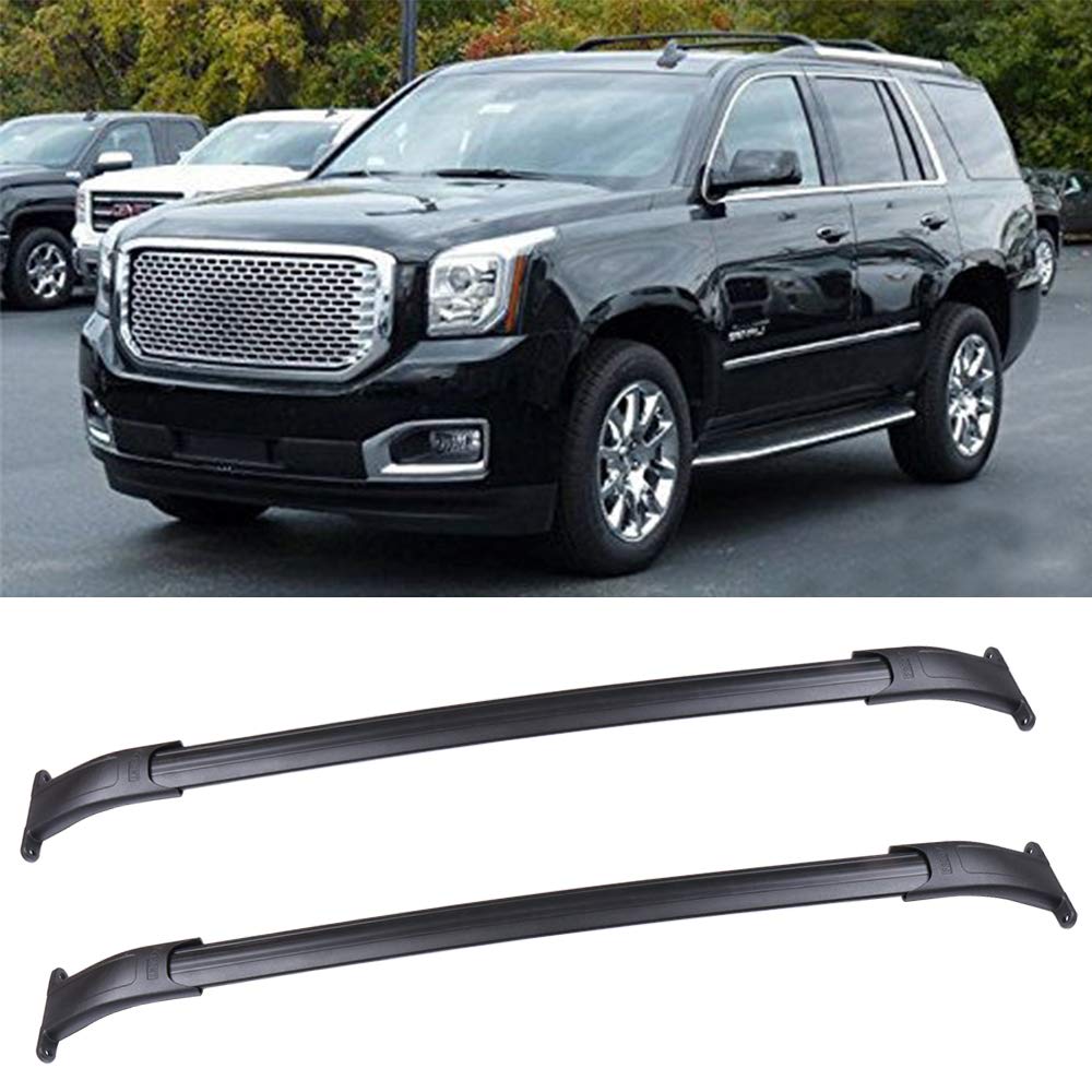 OCPTY Roof Rack Cross Bar Cargo Carrier Fit for 2015-2018 Cadillac Escalade/Cadillac Escalade ESV/Chevrolet Suburban/Chevrolet Tahoe/GMC Yukon/GMC Yukon X Roof Rack Crossbars