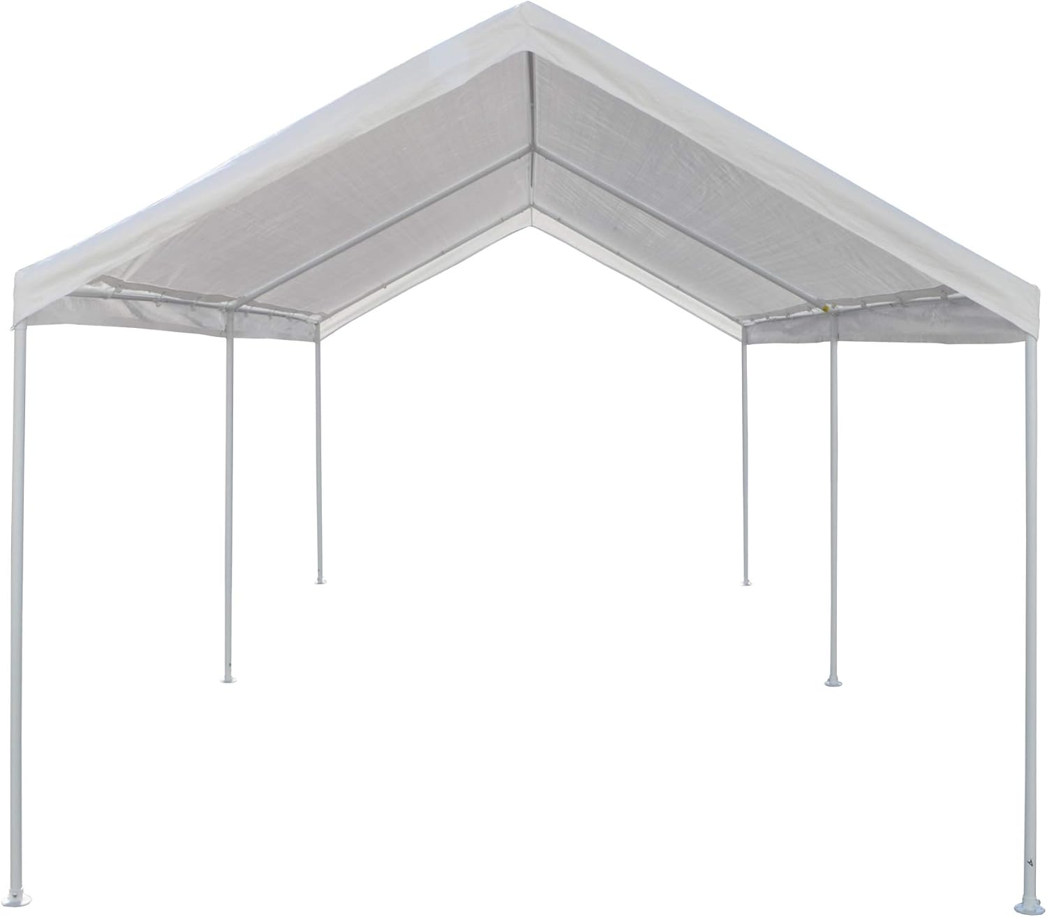 Caravan White Shelter Carport 15 X 10 150 Pro Domain Canopy Carports Outdoor Storage Simple And Generous Design Www Klevering Com
