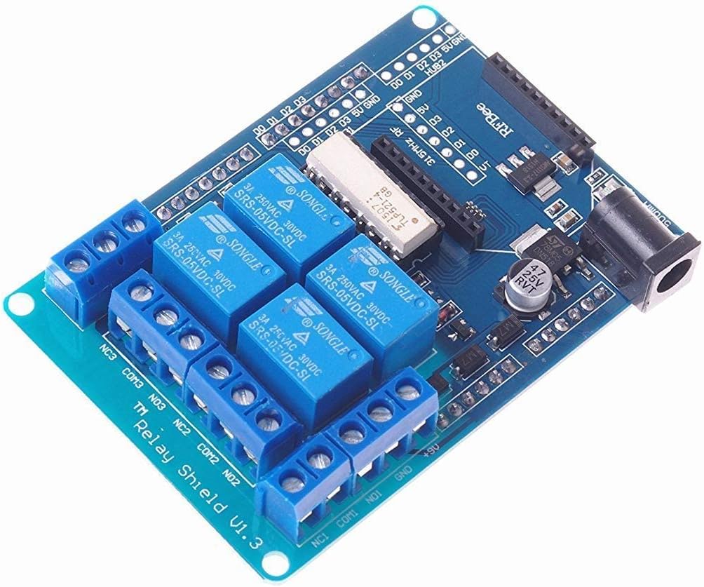 UIOTEC 1 PCS 4 channel 5V relay shield expansion board V1.3*