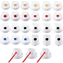 60 Pièces - Capuchons De Peinture Universels - Buse De