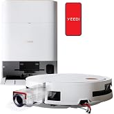 Yeedi by ECOVACS M14 Plus Robot Vacuum and Mop, OZMO Roller Mopping, White | 18000Pa Suction, ZeroTangle 3.0, TruEdge 2.0 Adaptive Edge Cleaning, 167℉ Hot Water Washing, 113℉ Dynamic Hot Air Drying