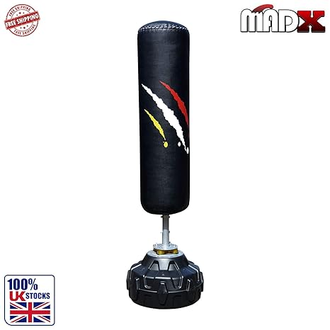 Madx 5 75ft Free Standing Punch Bag Mma Boxing Bag Kick Art Ufc Training Freestanding Punching Bag Equipment Punchbag