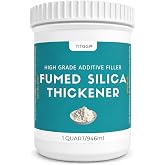 TITGGI Fumed Silica Thickener for Epoxy Resin and Coatings 1 Quart (946 mL) | Rheology Modifier for Viscosity and Flow Control, Gel Coat, Fiberglass, Paint and Varnish