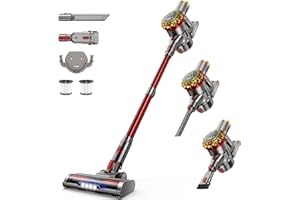 Aipoway Cordless Vacuum Cleaner 580W 50Kpa Vacuum Cleaners For Home, 65 Mins Battery Stick Vacuum Led Panel, Anti-Tangle, Self-Standing, 8-In-1 Lightweight Vacuum For Hardwood Floor/Carpet/Pet Hair -Y