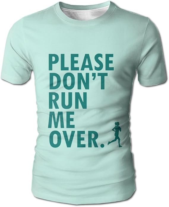Men's Funny Running Short Sleeve T Shirts Clothing