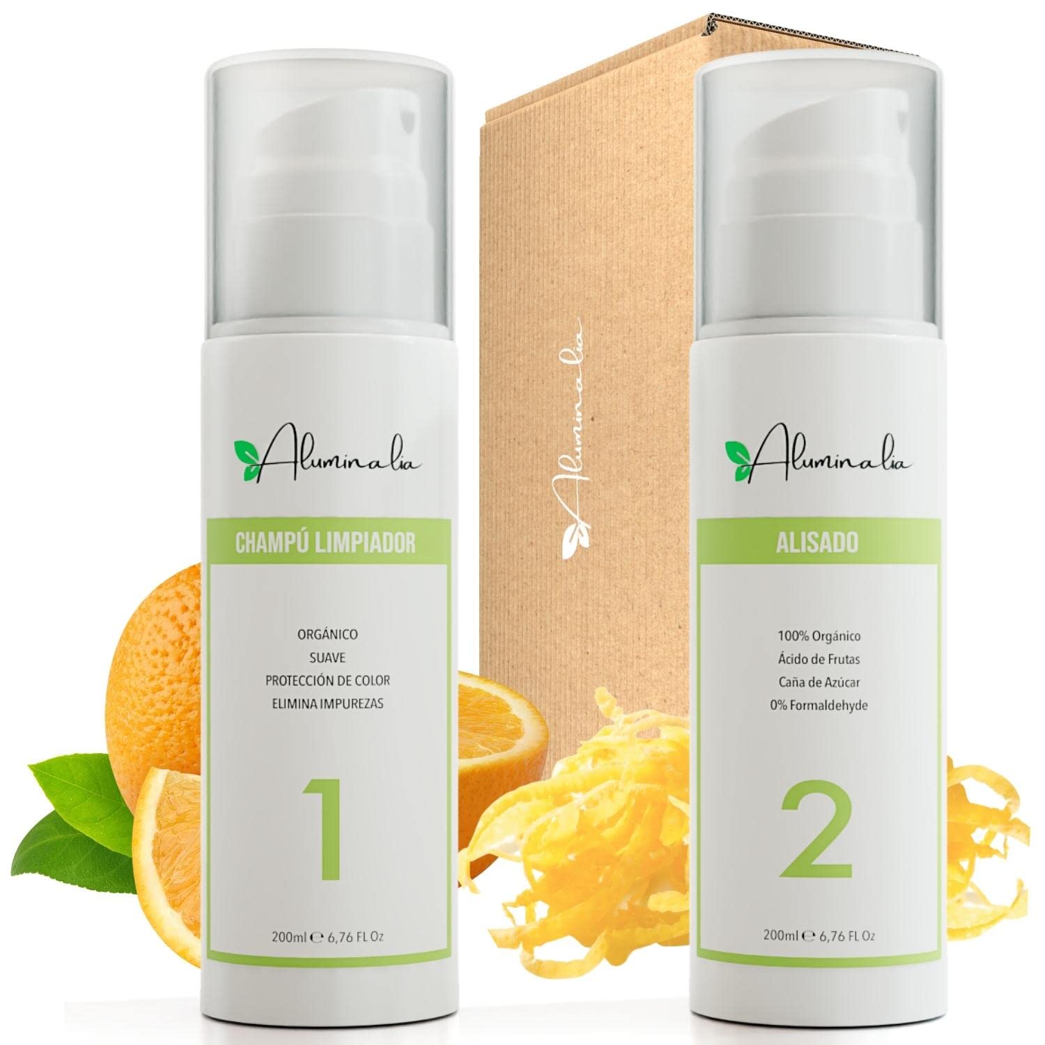 Vegano Professional Cheratin Smooth Treatment for Ironing Hair, 2 in 1 at Home, 100% No Formaldeide, Solfate-Free, Nutre, Moisturizes, Repairs Cuticle and Straight 0% Growth 200 ml