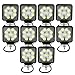 Willpower 10pcs 4 Inch 27w Square Spot LED Work Light Bar for Truck Car ATV SUV 4X4 Jeep Truck Driving Lamp