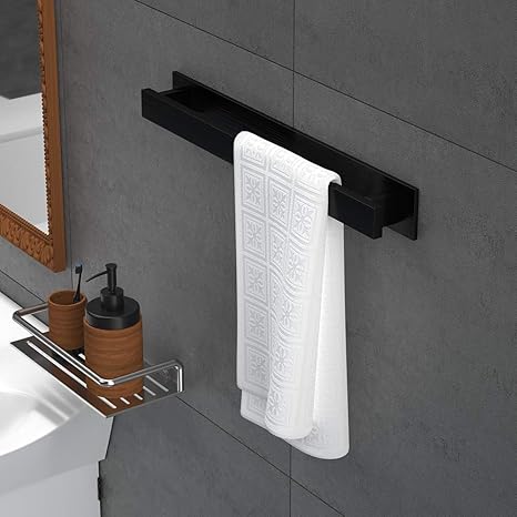 Amazon Msoat タオルバー バスルームタオルハンガー 壁掛け 粘着 お風呂 洗面所 キッチン 304ステンレス製 Diy 工具 ガーデン