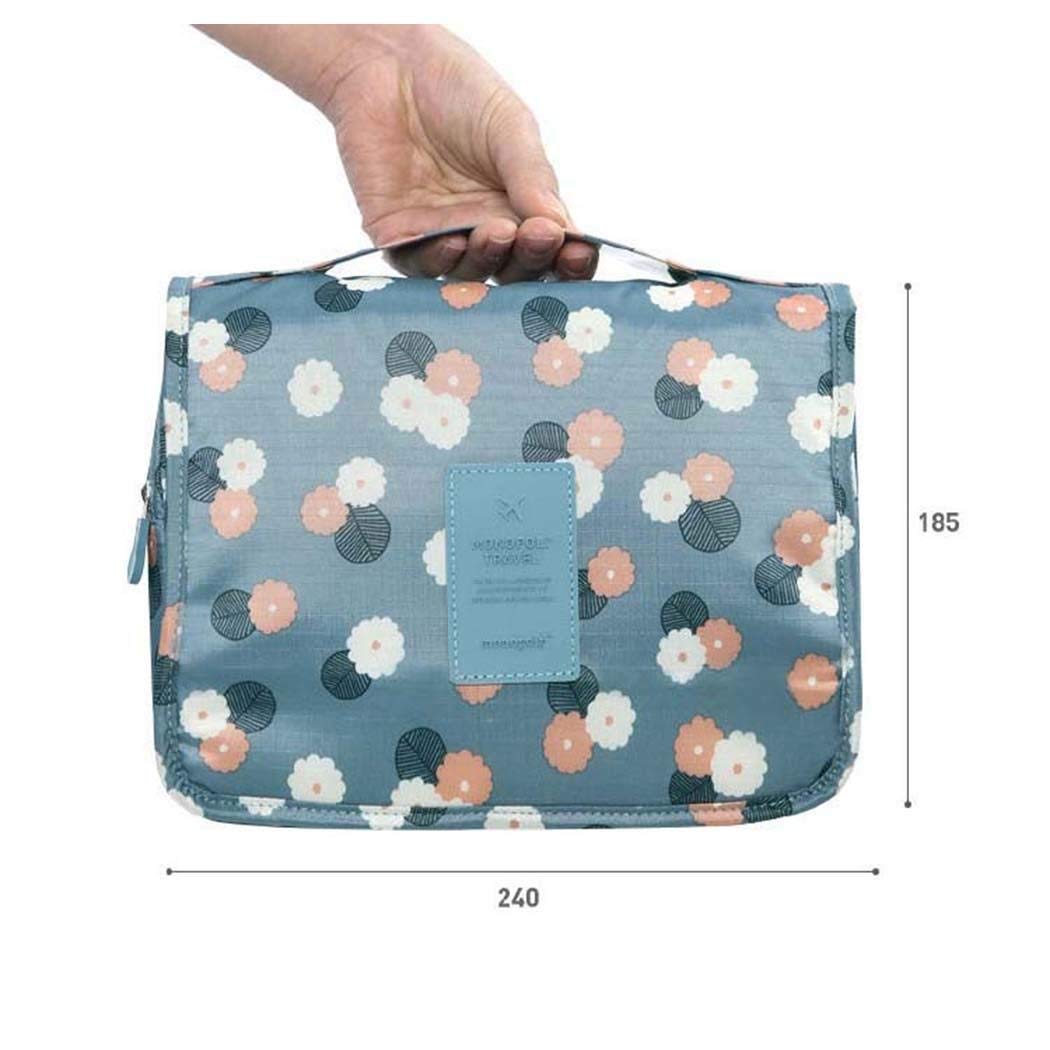mekolen Sac de Rangement Pliable pour Sac à Cosmétiques Suspendu de Voyage Trousses de Toilette Portable Organisateur