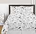 Sweet Jojo Designs 2-Piece Arrow Print Bedroom Decor Window Treatment Panels for Black and White Fox Collection