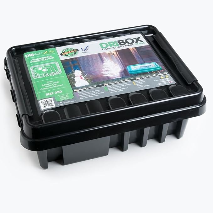 Dribox Outdoor Cable Protection Box/Splitter Box, Ip55, 33 x 23 x 14 cm