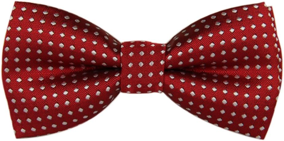 Boys Children Kids Solid Color Satin Banded Bow Ties Various Color