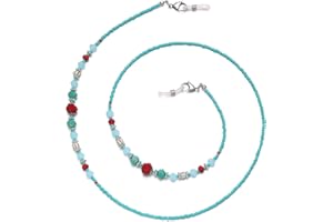 GINTEI Eyeglasses Chain for Women Glasses Chain Beaded Eyeglasses Strap