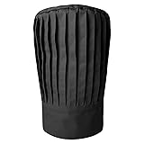 Black Tall Chef Hat