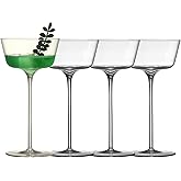 Cocktail Coupe Glasses, Set of 4, 5.3 Oz Martini Glasses for Manhattan, Cosmopolitan,Martini