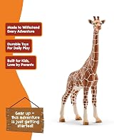 Schleich Wild Life Giraffe Toy 14750 - Realistic 7" Animal Figurine for Ages 3+ view 4