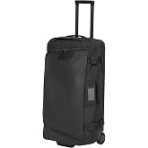Away Active Rolling Duffle, 85L Wheeled Travel Duffle Bag | Rolling Duffle with Wheels, Adjustable Handle, Interior &amp; Exterior Pockets, Weather Resistant Foldable Luggage, Jet Black