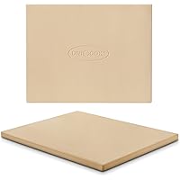 Unicook Heavy Duty Cordierite Pizza Stone, Baking Stone for Bread, Pizza Pan for Oven and Grill, Thermal Shock Resistant, 15 