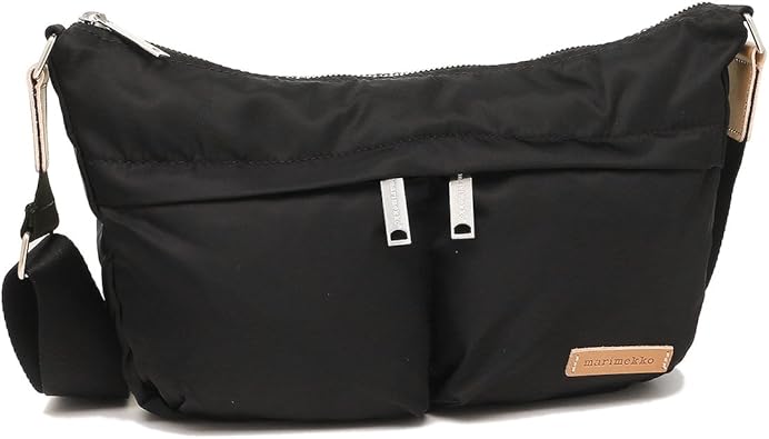 Amazon マリメッコ ショルダーバッグ レディース Marimekko 009 ブラック 並行輸入品 ショルダーバッグ
