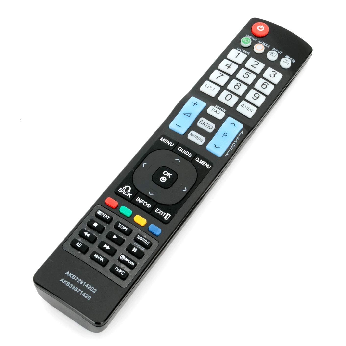 VINABTY AKB72914202 AKB33871420 Replacement Remote Control fit for LG HDTV