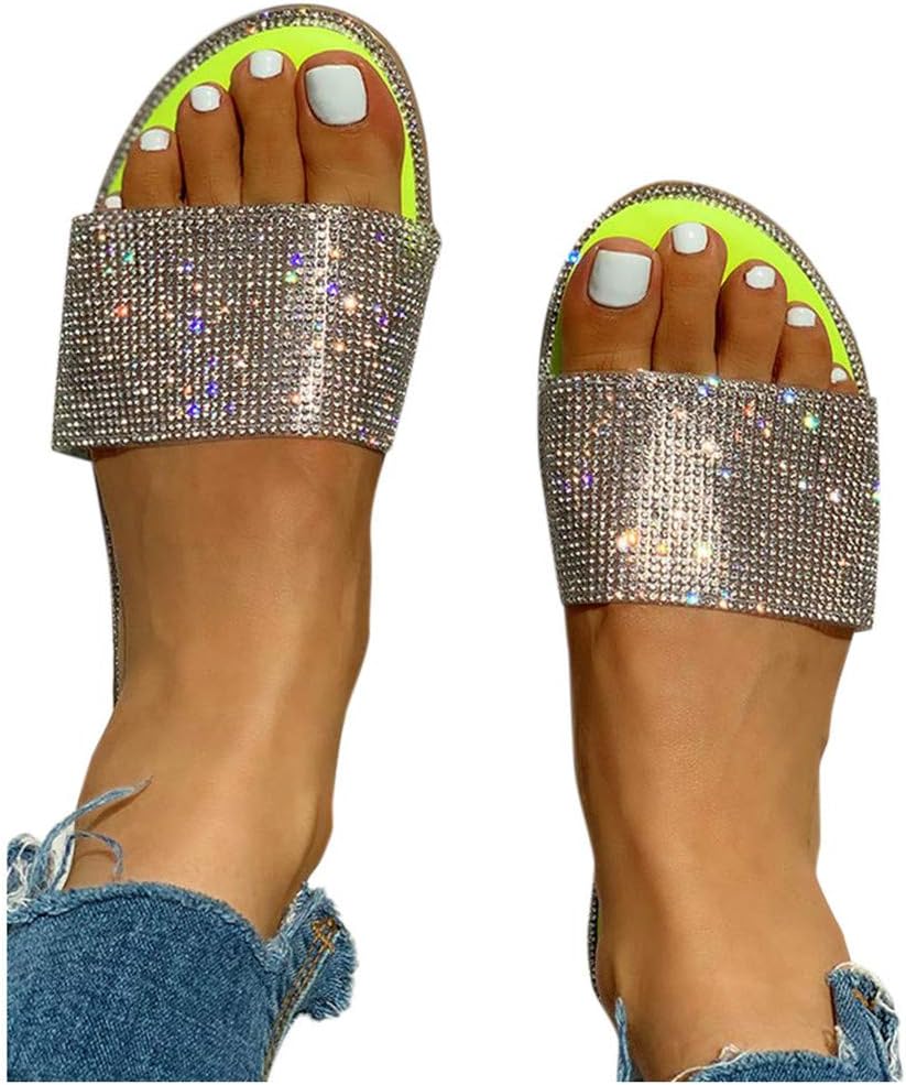 Gibobby Womens SandalsSandals for Women Platform,2020 Crystal Comfy Platform Sandal Summer Beach Travel Shoes Sandal Ladies Flip Flops