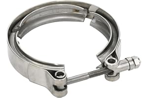 AKIHISA 2 Inch V Band Clamp Stainless Steel_304, for Turbo Exhaust Down pipes Flange Kit, Racing Ford Pickup Truck Exchange Exhaust Accessories
