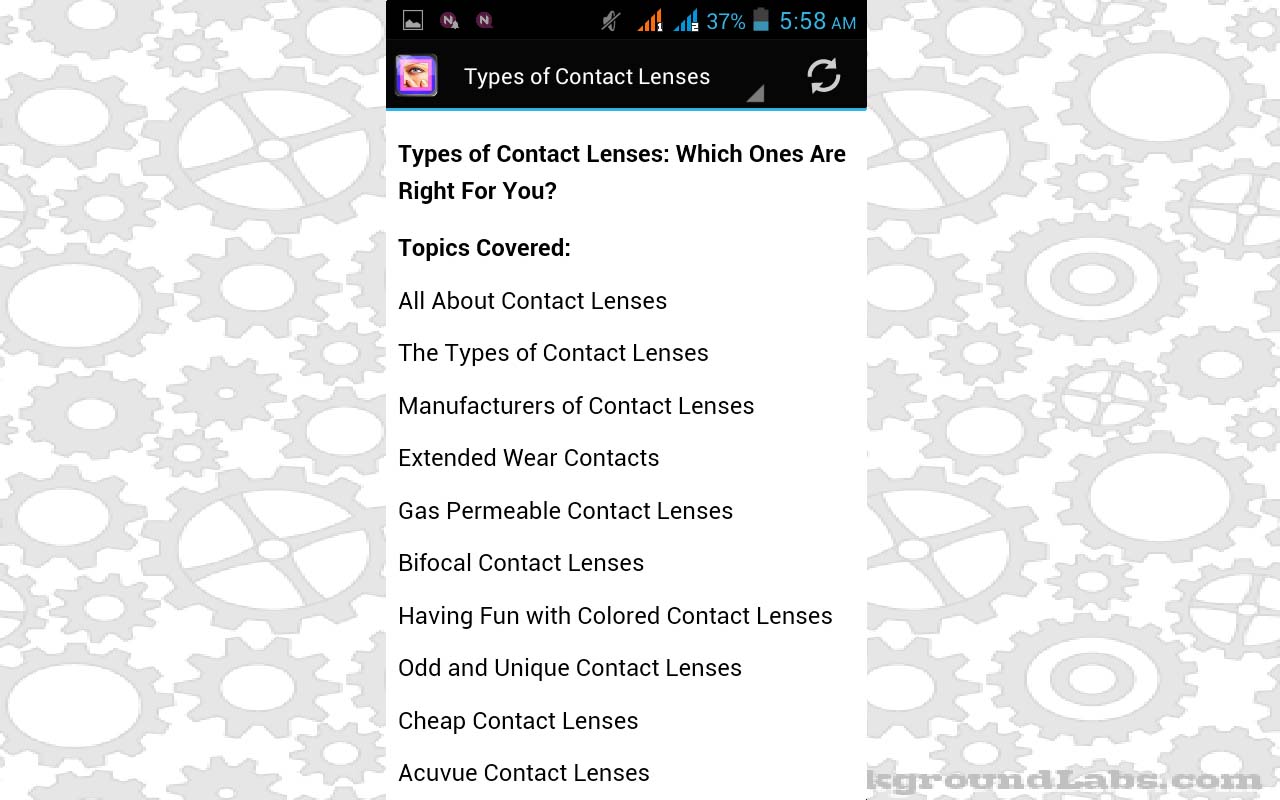 Contact Lenses Helpful Tips Appstore for Android