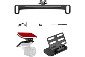 Pixelman Rear Camera License Plate Mount,Rear View Camera Mount Only,Reverse Cam Holder,Dash Cam Rearrview Camera License Plate Bracket,Back Up Camera Accessories