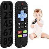 Teething Relief Teethers Toys for Babies 3-6 12 Months Gifts, Silicone Remote Control Baby Teether Bath Toys for 3 6 9 Months