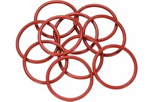 HARFINGTON 10pcs Silicone O-Ring 39mm OD 33mm ID 3mm Width Metric Sealing Gasket Plumbing VMQ Seal O-Ring Washer for Pressure
