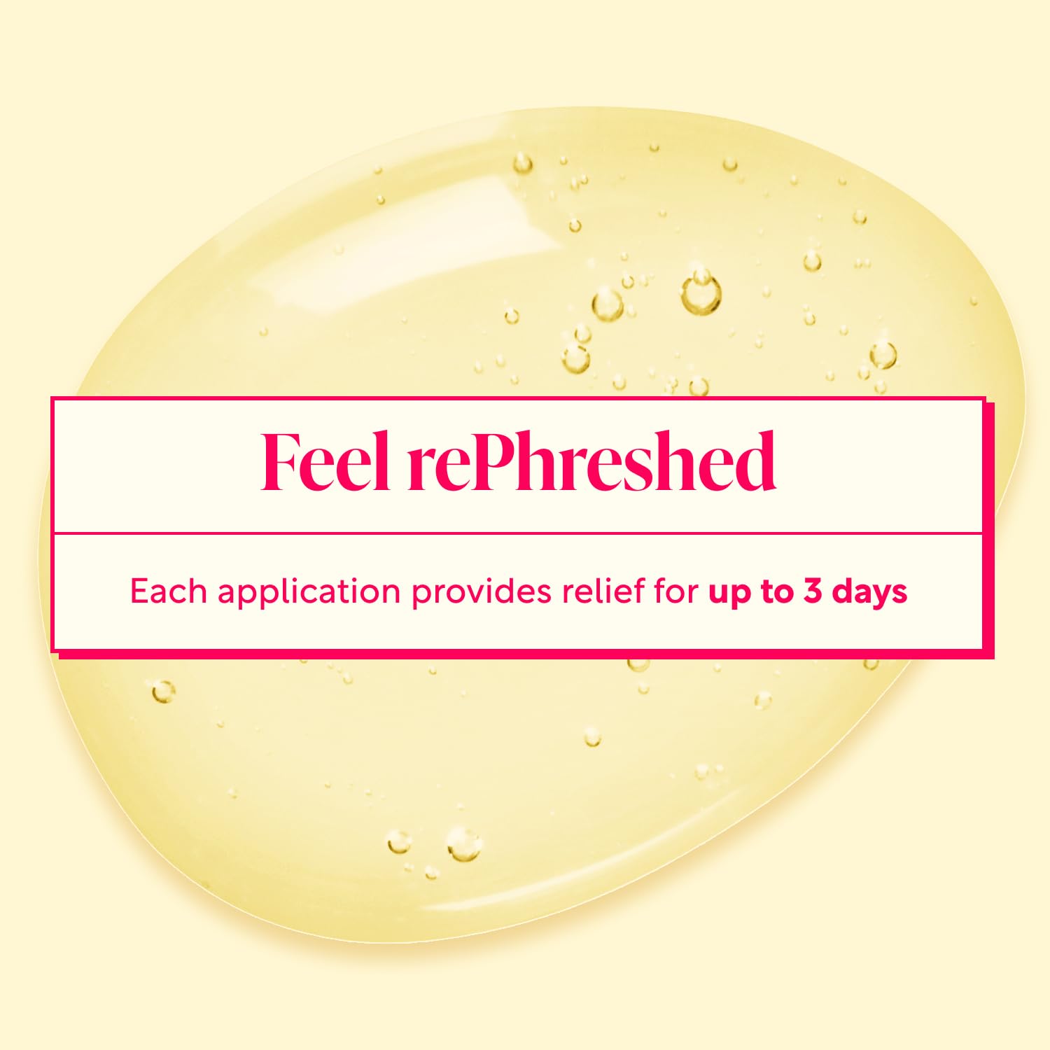 Rephresh Odor Eliminating Vaginal Gel, Clinically Tested to Balance pH & Eliminate Odor for up to 3 Days, Pre-Filled Applicators, 4 ct