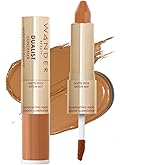 Wander Beauty Dualist Matte and Illuminating Concealer Makeup - Deep - Dual-Ended Matte & Liquid Concealer Stick - Full Coverage Formula to Brighten, Firm & Hydrates Under Eyes - 0.28 fl oz