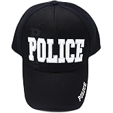 DailyCarry Black Blue Police Adjustable Baseball Cap Law Enforcement Officer Cops Gear 3D Embroidered Men Women Hat