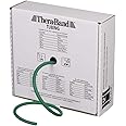 THERABAND Resistance Tubes, Professional Latex Elastic Tubing, Upper & Lower Body, Core Exercise, Physical Therapy, Lower Pilates, At-Home Workout, & Rehab, 25 Foot, Green, Heavy, Intermediate Level 1