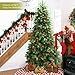 LIFEFAIR 9ft Prelit Christmas Tree Pine Tree with 850 Clear Lights and Realistic 2206 Thicken Tips, Hinged UL Certified