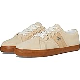 Lauren Ralph Lauren Womens Janson II Suede & Nappa Leather Sneakers