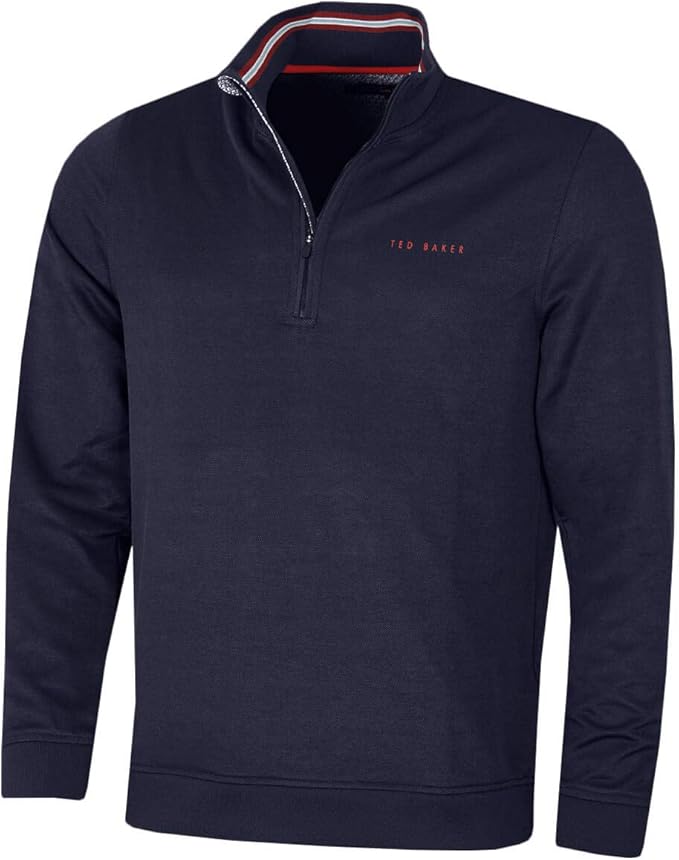 Ted Baker Mens Ryda Midlayer Comfort Stretch Quarter Zip Golf Sweater: Amazon.co.uk: Clothing