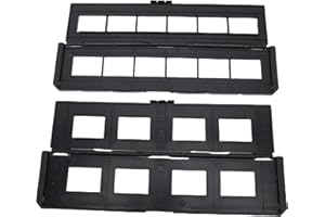 Zunate 35mm Negative Film Holder 6 Frame and 135mm Slide Holder 4 Frame Set Compatible with 7200 7200U Film Scanners Flat Fil