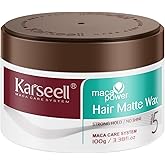 Karseell Hair Wax, Premium Hair Matte Wax for a Strong Hold Styling, for Straight, Wavy and Thick Hair Types, 3.4 Ounces