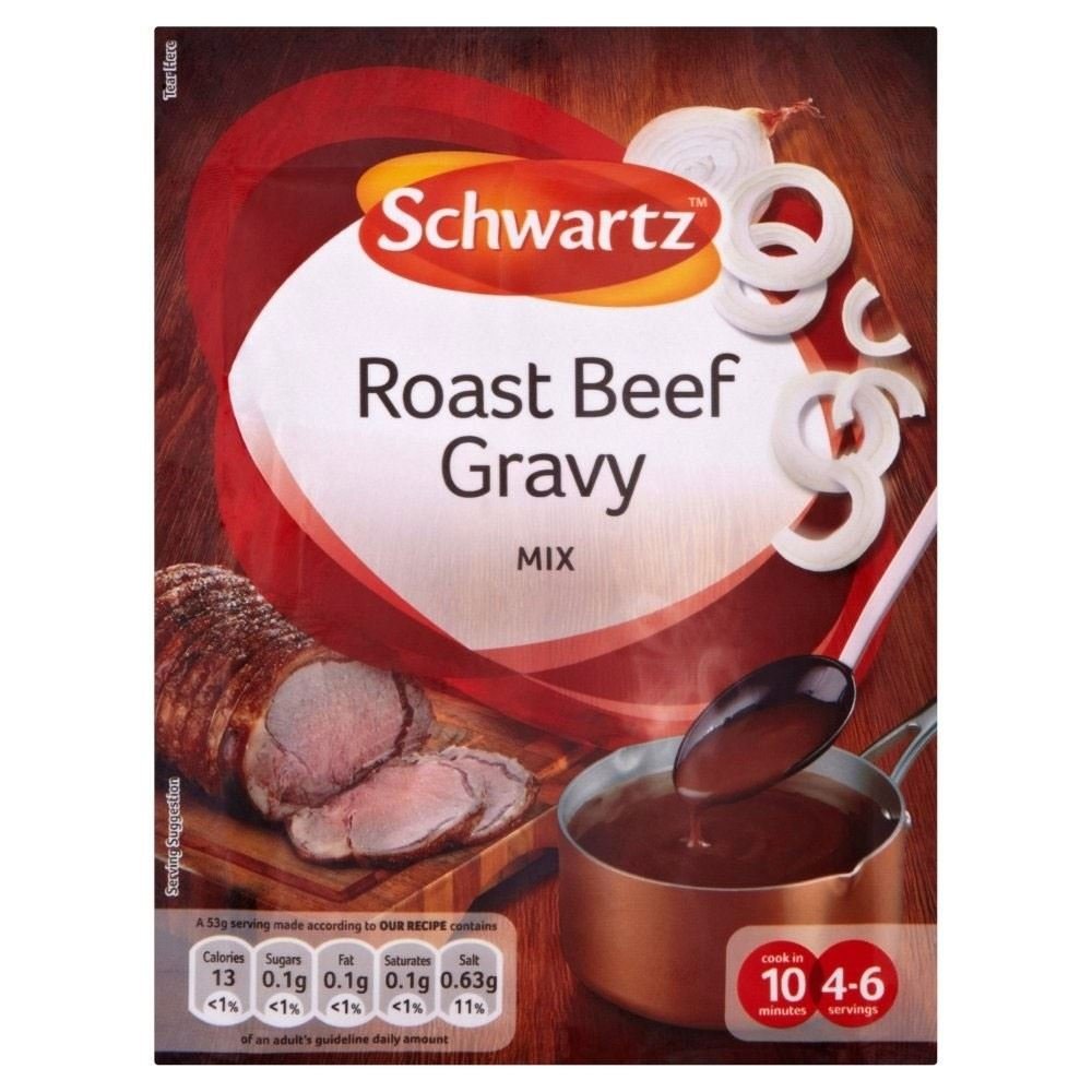 Schwartz Roast Beef Gravy Mix (27g) Pack of 2 Kitchen