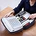 Electronic Organizer ATailorBird Travel Gadget Organizer Double Layer Storage Bag for 9.7 Inch iPad Cables Cord Phone Chargers Memory Cards Power Bank Flash Hard Drive ( Dark Blue,Large)