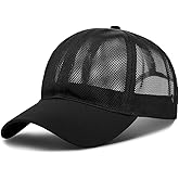 Mesh Baseball Cap for Men Women Summer Trucker Hat Solid Quick-Drying Sports Running Hat